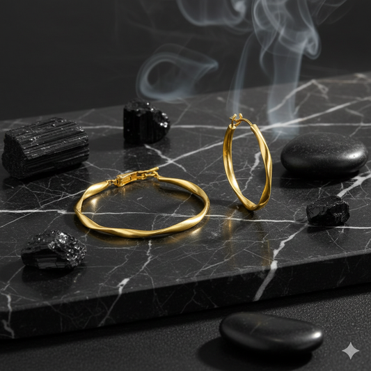 Kyloira Twist – Elegante Kreolen in gedrehter Optik