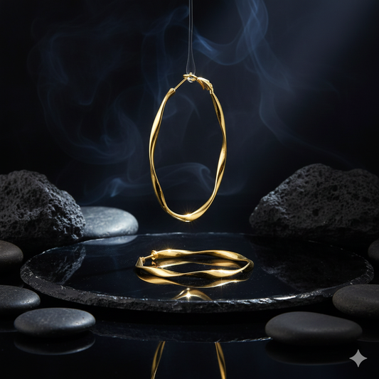 Kyloira Twist – Elegante Kreolen in gedrehter Optik