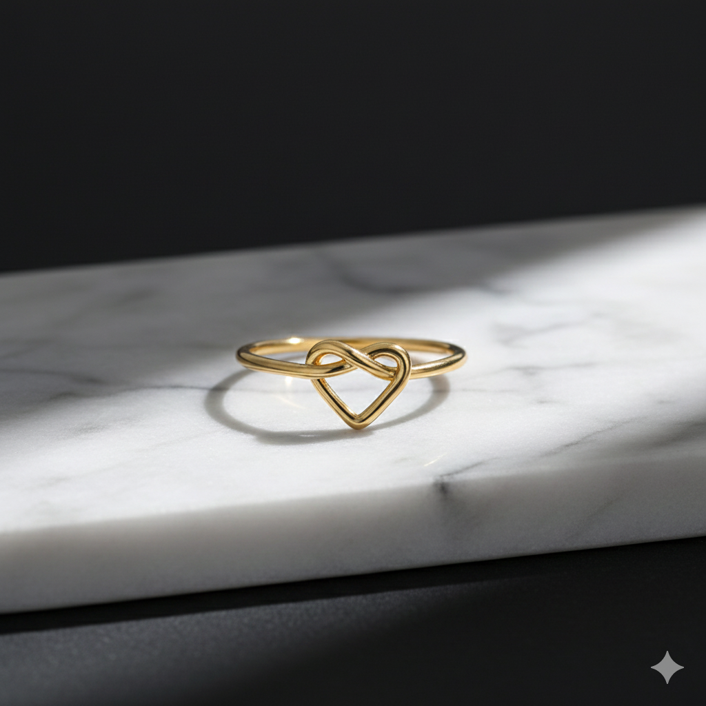 Kyloira Amore Herz Ring – Wasserfester Edelstahl Damen